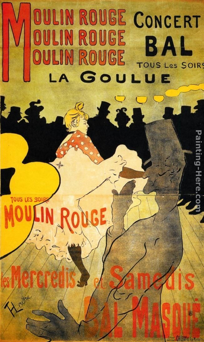 Henri de Toulouse-Lautrec Moulin Rouge